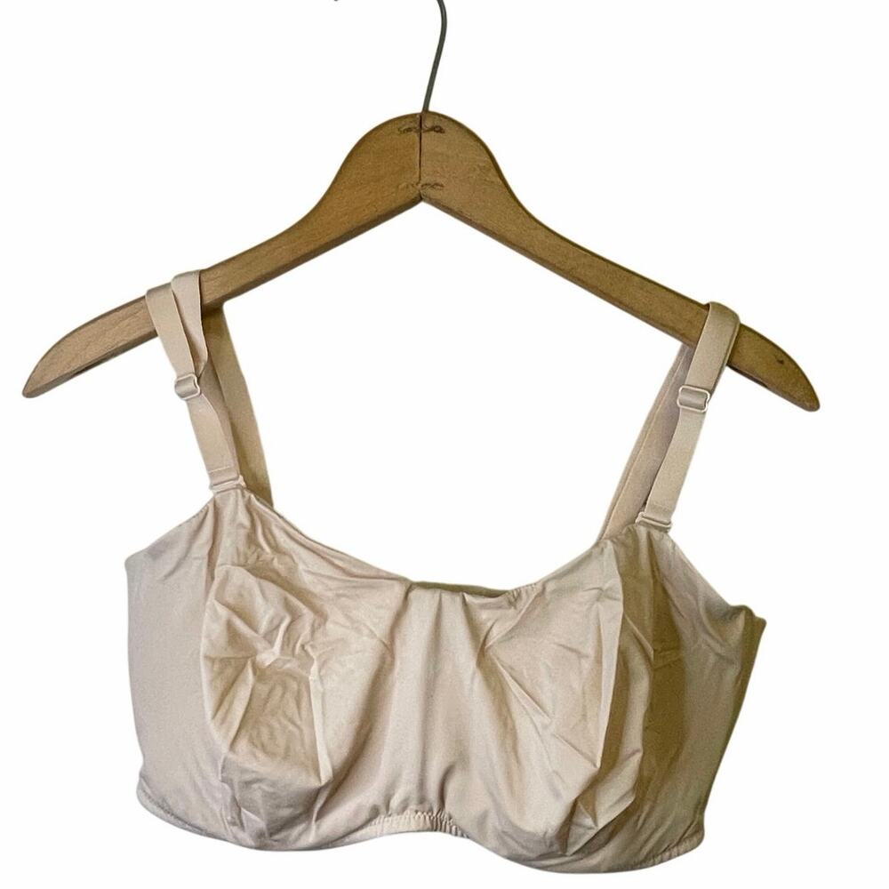 Delimira Strapless Bra 44DD Beige Minimizer Underwired Multiway NWT